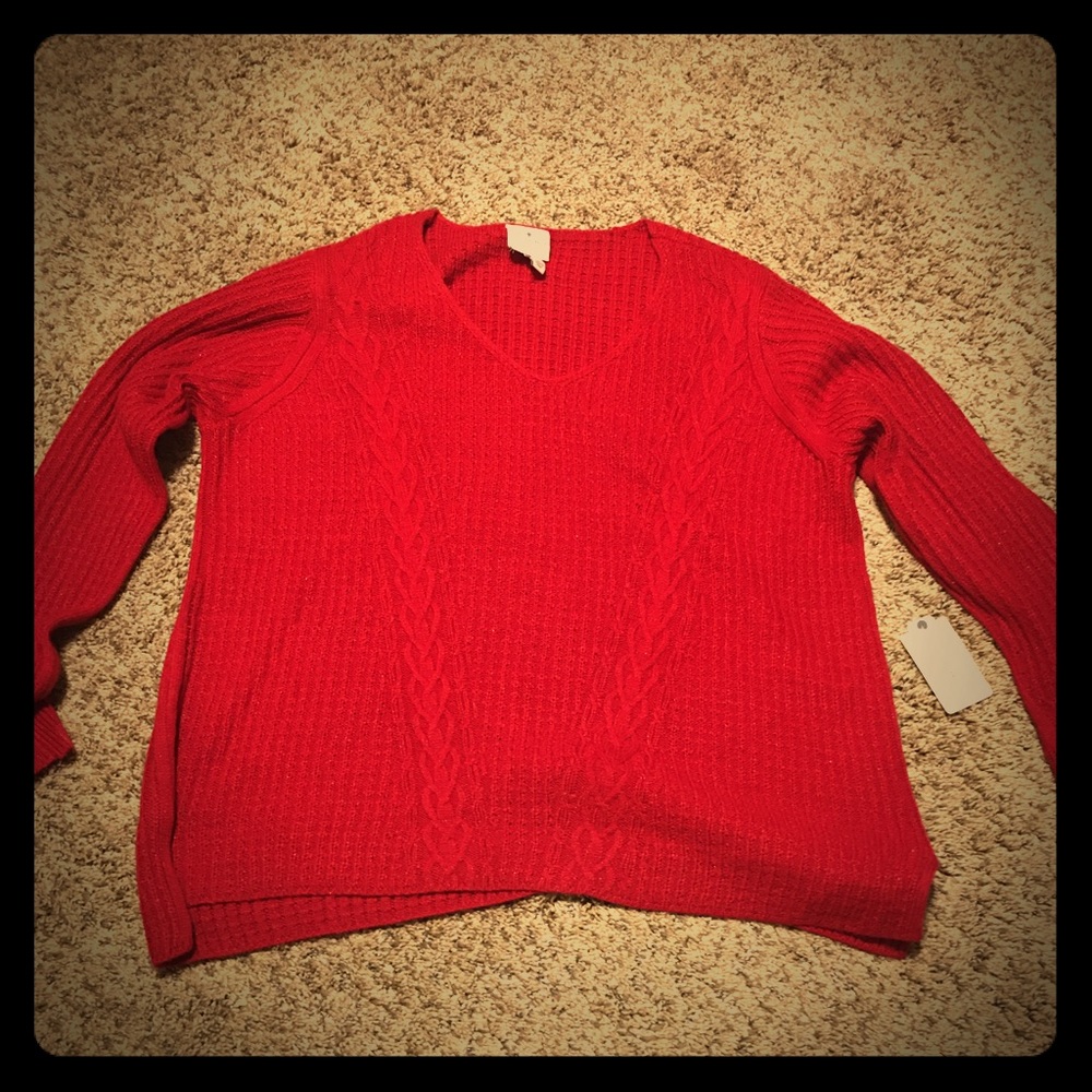 St. John’s bay red sweater
